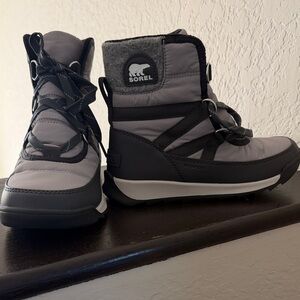 Sorel Gray and Black Winter Boots